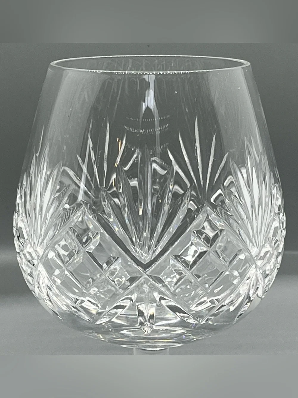 Edinburgh International Crystal Footed Brandy Cognac Snifter Glass 5”